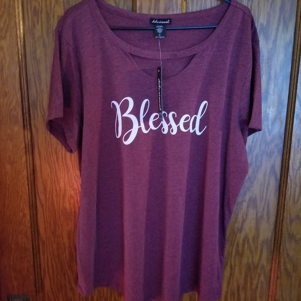 Delusional “Blessed T shirt size XL